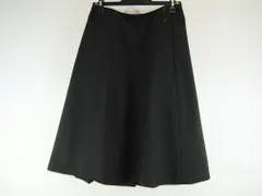 【USED/A】MARGARETHOWELLマーガレットハウエル 台形スカート ブラック サイズ1