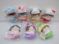 なにわ男子 ローソン なにわ男子×サンリオ コラボ Loppi・HMV限定 クリップマスコット 7点セット 全種 未開封