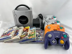 ニンテンドー ゲームキューブ　シルバー　コントローラー・カセットセット　マリオカート 　マリオテニス　キャプテン翼　チャリンコヒーロー　ケロケロキングDX