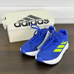 未使用 アディダス 子供用スニーカー 18cm ブルー ID9128 DURAMOSLK adidas キッズ 靴 /302757在★5