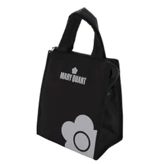 [マリークヮント] 保冷バッグ（ ブラック/ファスナー付き ランチバッグ クーラ