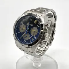 SEIKO セイコー 腕時計 クロノグラフ 500系 こだま 25周年記念モデル 8T63-01D0 クォーツ メンズ  シルバー 小物 B15708◆のサムネイル