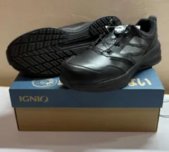 IGNIO イグニオ　IGS1013TGF　BK　ダイヤル式　ワークシューズ　安全靴