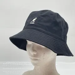 KO3797□KANGOL バケットハット ブラック M コットン