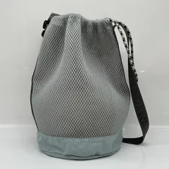 BN7538● NOMADIS ノマディス ADAM ET ROPE バッグ ショルダーバッグ VELO MESH メッシュ クロスボディ ロゴテープ カバン 肩掛け 斜め掛け グレー系ストラップ調節可のサムネイル