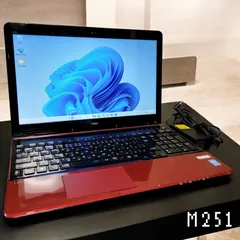 NEC LavieG Corei5 メモリ16GB SSD512GB 大画面 DVD Webカメラ 赤 管理番号 M251