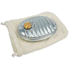 【送料無料】マルカ(Maruka) 湯たんぽ ミニゆたA(エース) 600ml 袋付 MY-600A シルバー