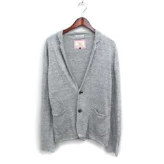 B&Y ユナイテッドアローズ BEAUTY&YOUTH ビューティー&ユース リネン ニット カーディガン M グレー 灰 /FT21 