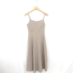 スナイデル SNIDEL キャミワンピ ワンピース ロング フレア プルオーバー ノースリーブ F アイボリー /TT