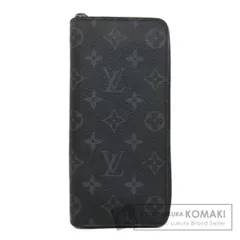 LOUIS VUITTON ルイヴィトン M62295 ジッピー・ウォレット ヴェルティカル 長財布（小銭入れあり） モノグラムエクリプス メンズ [中古]
