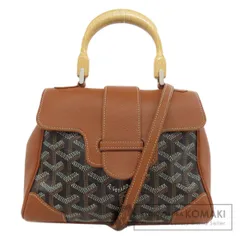 GOYARD ゴヤール サイゴン ミニ 2WAY ハンドバッグ コーティングキャンバス カーフ レディース [中古]