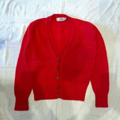 60s Kandahar モヘア カーディガン レッド ヴィンテージ USA製 - メルカリ