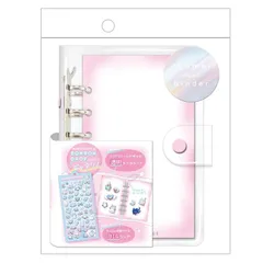 クーリア シールバインダー とうめいシールバインダー ピンク 01061 [ピンク]