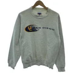 RUSSELL ATHLETIC　スウェット　90s vintage　90年代　OLD　長袖　トレーナー　トップス　クルーネック　裏起毛　プリント　USA製　古着