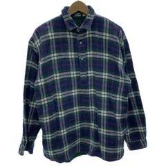 L.L.Bean　ネルシャツ　チェックシャツ　長袖　トップス　レギュラーカラー　胸ポケット　アウトドア　古着