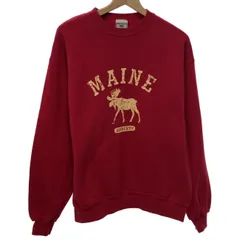 Lee　スウェット　長袖　トレーナー　トップス　クルーネック　裏起毛　プリント　アメカジ　古着