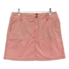 サイズ：L ADIDAS GOLF アディダスゴルフ  スカート チェック柄 レッド系 [240101613335] ゴルフウェア レディース ストスト