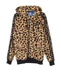 ヒョウ柄 レオパード adidas アディダス フードジップアップ 95