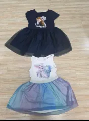 エルサドレス 2着まとめ 女の子ドレス サマーワンピース 110