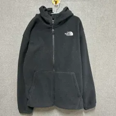 150 キッズ ザノースフェイス キッズ ブラック フリース ジップアップ