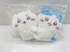 [盛岡30-0118] ちいかわ ほわほわぬいぐるみ（むぎゅっとしたちいかわ・ハチワレ）【美品/60】