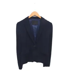 アンタイトル UNTITLED テーラード ジャケット アウター 総裏地 無地 シンプル 1 ネイビー 紺 /TT