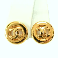 CHANEL シャネル ココマーク ヴィンテージ GP イヤリング ゴールド K2602-k031