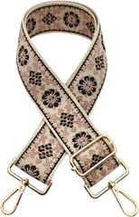 emmy's shop ショルダーストラップ バッグ用 太め ショルダーベルト 後付け 単品 ショルダー紐 付け替え 調節可能 (ノワールベージュ)