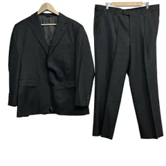 mila schon(ミラショーン) シングルスーツ メンズ - ダークグレー ストライプ