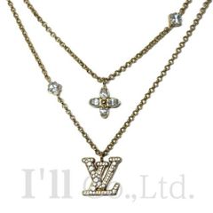 正規品＆極美品‼️ ルイヴィトン レディLV ダブルチェーン