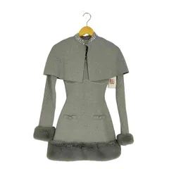 ダーリッチ Darich 25aw ビジューケープニットミニワンピース レディース FREE 