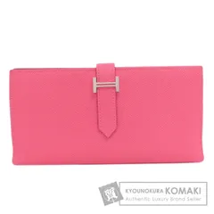 HERMES エルメス ベアンスフレ シルバー金具 長財布（小銭入れあり） ヴォーエプソン レディース [中古]