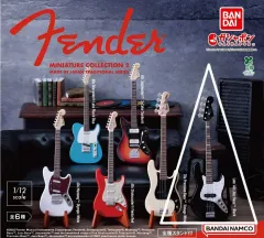 BANDAI ファン Fender ギター ミニチュア コレクション 2弾_ジャズ ベース ブラック