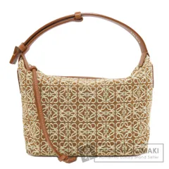 LOEWE ロエベ アナグラムキュービィ ハンドバッグ キャンバス レディース [中古]