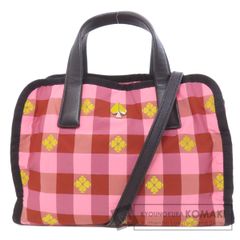 kate spade new york チェック柄 トートバッグ 一泊旅行バック - メルカリ