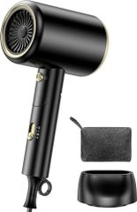ドライヤー 1400W 大風量速乾 高濃度マイナスイオン 3段階温度調節