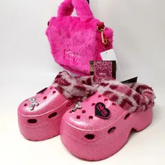 新品未使用　ROSE FAN FAN ローズファンファン　Lala　ララ　コラボ　ファーポシェット　サンダル　21cm　子供服　Birthday　管理番号KKVTRKO308