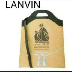 LANVIN ランバン Jeanne LANVIN ロゴ ペーパートートバッグ 2WAY イタリア製のサムネイル