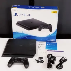 【D20497】SONY PS4 本体（ジェット・ブラック）500GB