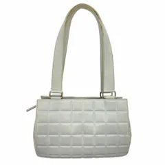 シャネル(Chanel) シャネル ハンドバッグ チョコバー ラムスキン ブルー レディース