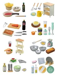 【送料無料】リーメント ぷちサンプルシリーズお料理上手のキッチンツール １BOX 約120×145×205mm 合成樹脂