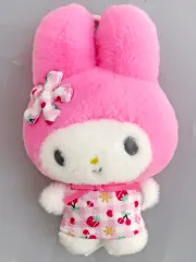 【中古】ぬいぐるみマスコット・ぬいぐるみバッジ マイメロディ みんなのキルトシリーズ マスコットホルダー 「サンリオキャラクターズ」