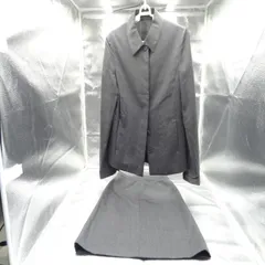 Burberrys BLUELABEL 上下セットアップ グレー スーツ スカート バーバリー 38サイズ Mサイズ