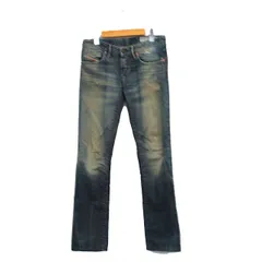 ディーゼル DIESEL 国内正規品 デニム ジーンズ ストレート ウォッシュ加工 ダメージ加工 32 グレー 灰 /KT5