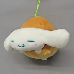 【中古】ぬいぐるみマスコット・ぬいぐるみバッジ シナモロール(C/ハンバーガー) バーガーショップマスコット 「シナモロール」