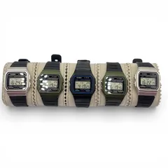 ◼︎カシオ CASIO F-91W 5本セット スタンダード デジタル時計 チプカシ まとめ
