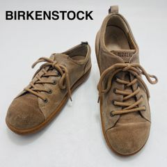 美品】ビルケンシュトック 38 24.5 スカルバ ミドル 本革 スエード