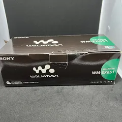【未使用品】SONY ソニー　WALKMAN  ウォークマン　WM-EX651 カセットウォークマン　カセットプレーヤー　ER1016のサムネイル