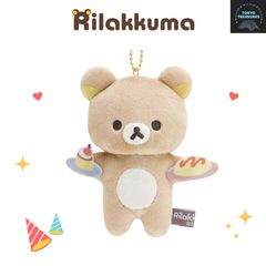 リラックマ ぬいぐるみ サンエックス チア ぶらさげ キーホルダー