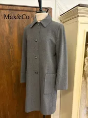 マックスアンドコー 正規品 ライトグレー ハーフコート